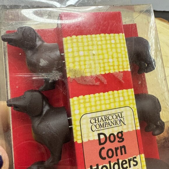 Fun Dachshund Corn on the Cob Holders Stocking Stuffers Idea Picnic Sausage Dog - Picture 5 of 7